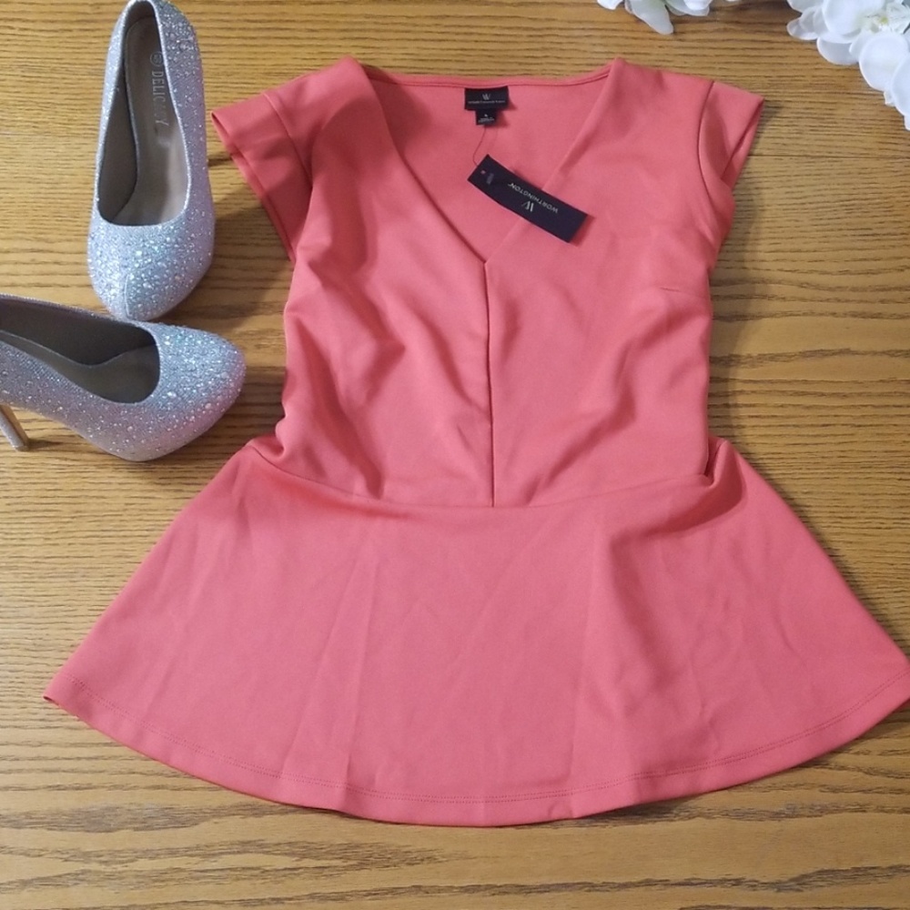 Worthington Peplum Blouse